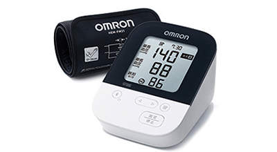 上腕式血圧計（HCR-7501T）(提供：オムロン ヘルスケア株式会社)